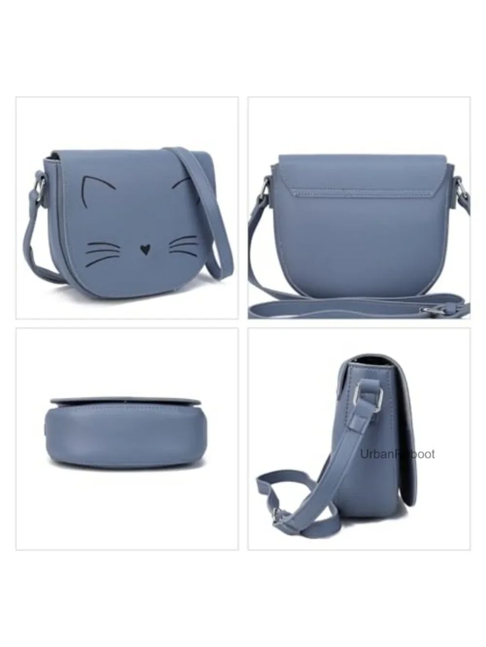 Gladdon Cat Crossbody Bag Faux Leather Small Teen Girls Purse